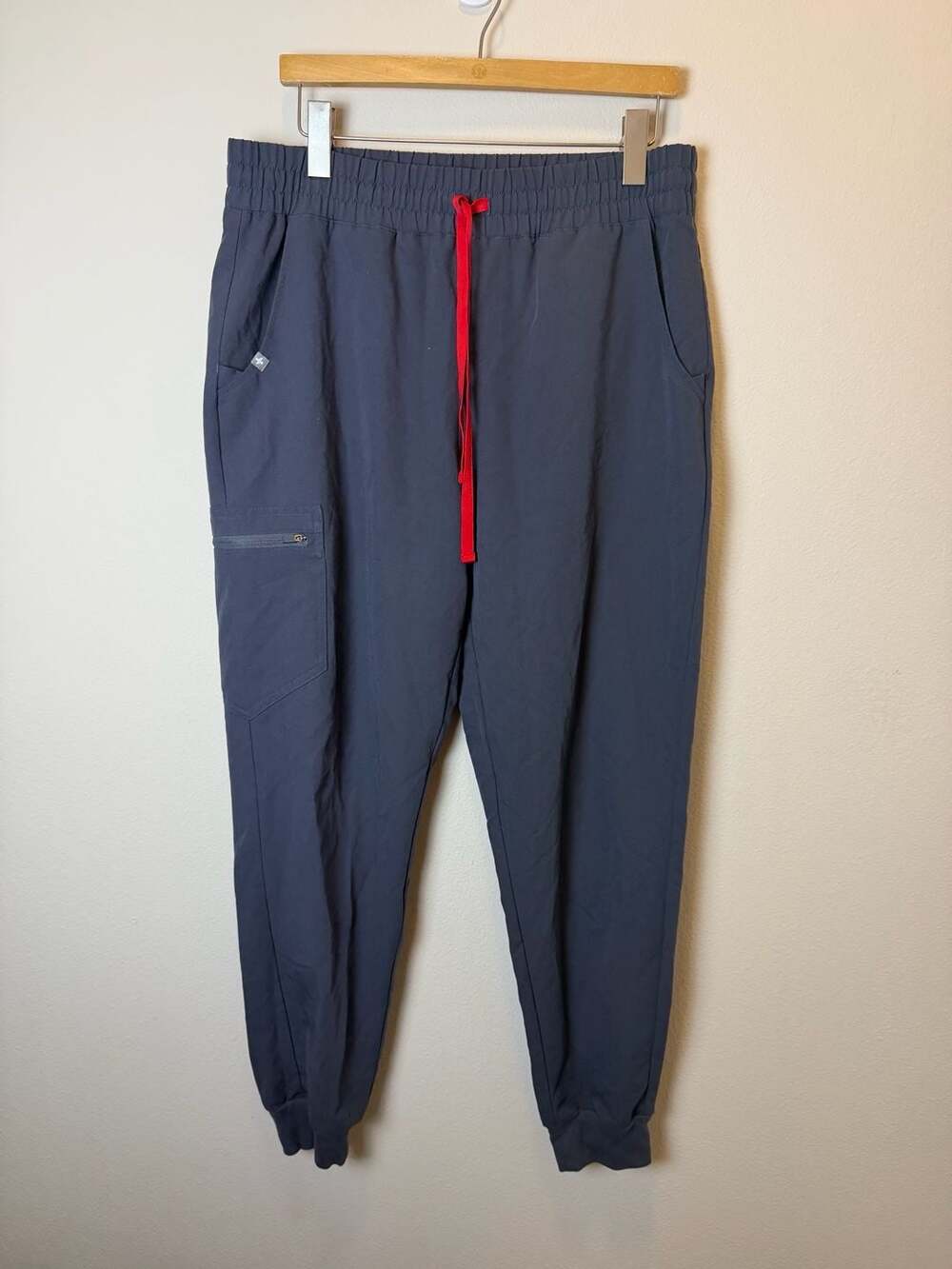 FIGS Technical Collection Charcoal Medical Scrub Pants Joggers Size L